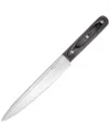 Martha Stewart Everyday 8in Stainless Steel Slicer Knife With Wood Handle In Black