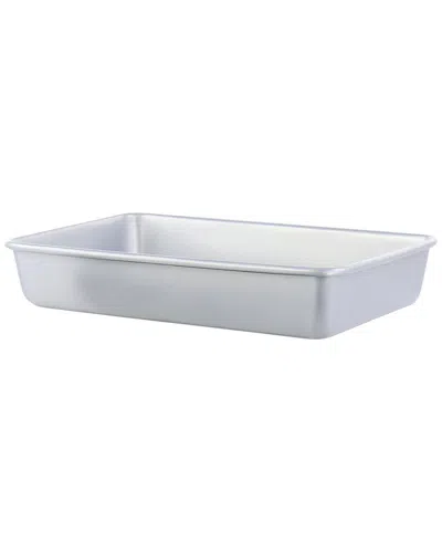 Martha Stewart Everyday Bakeaway 13in Rectangular Carbon Steel Baking Pan In White