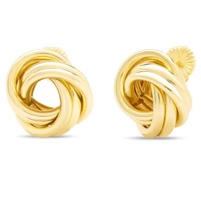 Martha Stewart Everyday Circle Stud Earrings In Gold