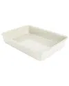 Martha Stewart Everyday Color Bake 13in Carbon Steel Rectangle Baking Pan In White