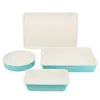 Martha Stewart Everyday Color Bake 4 Piece Nonstick Carbon Steel Bakeware Set In Teal In Blue