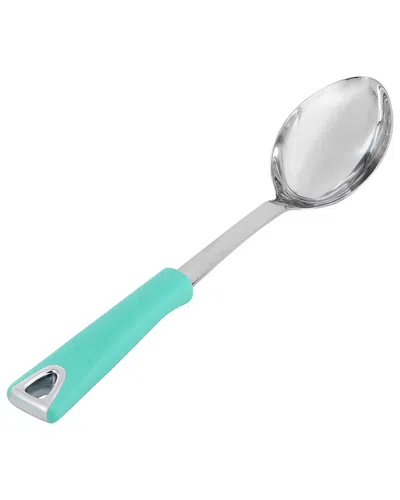 Martha Stewart Everyday Drexler Stainless Steel Serving Spoon In Blue
