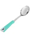 Martha Stewart Everyday Drexler Stainless Steel Serving Spoon In Blue