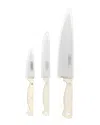 Martha Stewart Everyday Linen Keswick 3pc Cutlery & Sheath Set