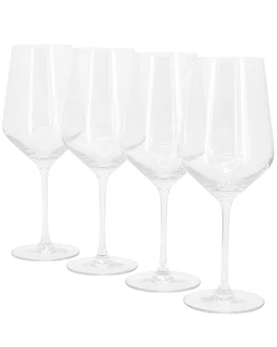 Martha Stewart Everyday Virginia 4pc Red Wine Glass Set In Transparent