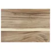 Martha Stewart Everyday Westhaven 18.9 X 12.8 Inch Rectangle Acacia Wood Cutting Board In Brown