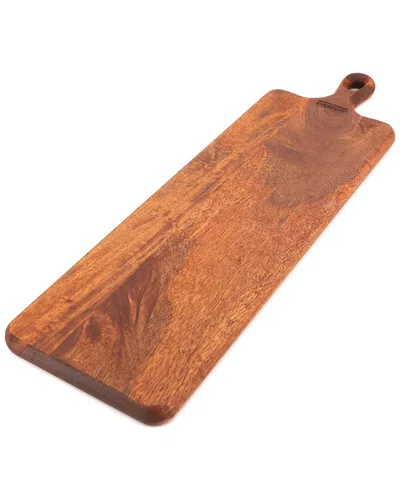 Martha Stewart Everyday Westhaven 21.8in Acacia Wood Paddle Serving Board In Brown