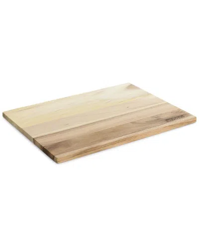 Martha Stewart Everyday Westhaven Rectangle Acacia Wood Cutting Board In Neutral
