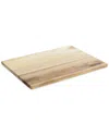 Martha Stewart Everyday Westhaven Rectangle Acacia Wood Cutting Board In Neutral