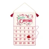 Martha Stewart Fabric Christmas Advent Calendar In White