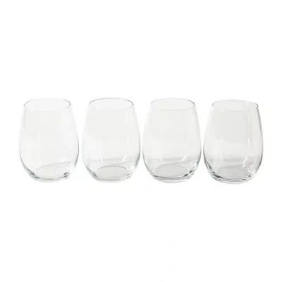 Martha Stewart Farrow 4-pc. Red Wine Glass In Transparent