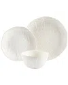 Martha Stewart Faux Bois 12pc Stoneware Dinnerware Set
