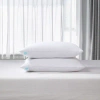 Martha Stewart Feathers Medium Support Pillow In White