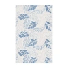 Martha Stewart Finn Floral Hand Tufted 36" X 60" Indoor Rectangular Accent Rug In Blue