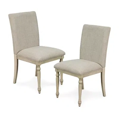 Martha Stewart Fiona 2-pc. Upholstered Dining Chair In Gray