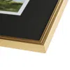 Martha Stewart Framed Glass And Double Matted Abstract Landscape Wall Art In Multi