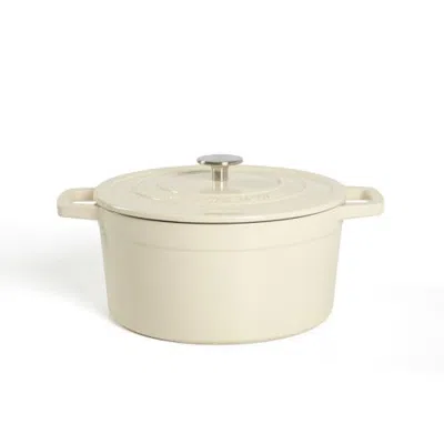Martha Stewart Galston 6 Quart Enameled Cast Iron Dutch Oven With Lid, Bread Pot In Neutral