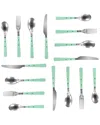 Martha Stewart Garden Cottage Stainless Steel 16pc Flatware Set In Silver