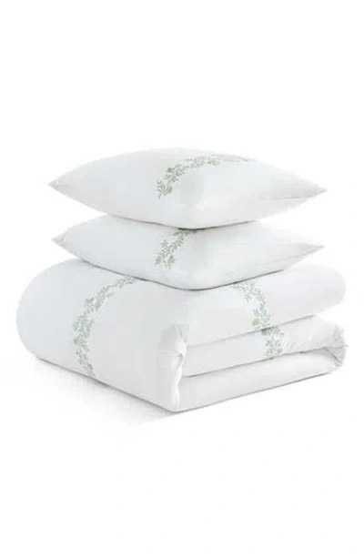 Martha Stewart Garden Path Embroidered Cotton Comforter Set