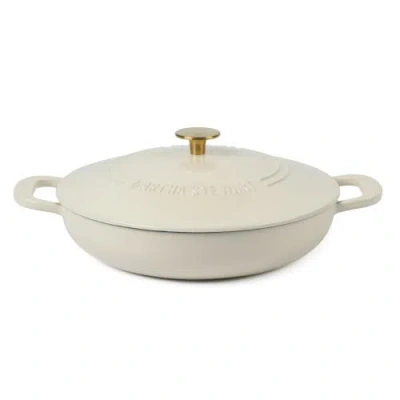 Martha Stewart Gatwick 3.5-quart Enameled Cast Iron Dutch Oven Braiser With Lid