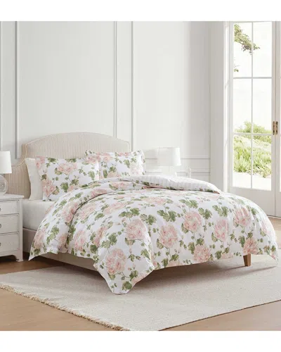 Martha Stewart Geranium Bloom Cotton Comforter Set In Multi
