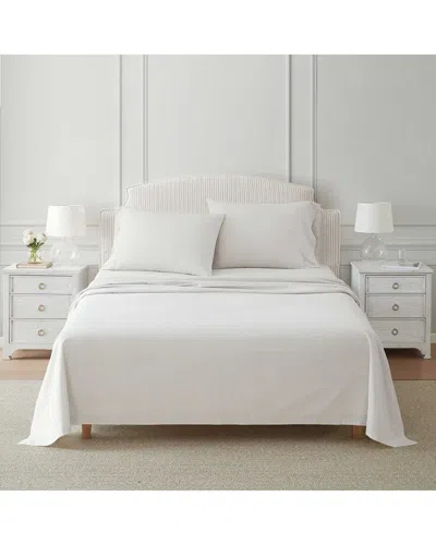 MARTHA STEWART MARTHA STEWART GINGHAM PLAIN COTTON PERCALE SHEET SET
