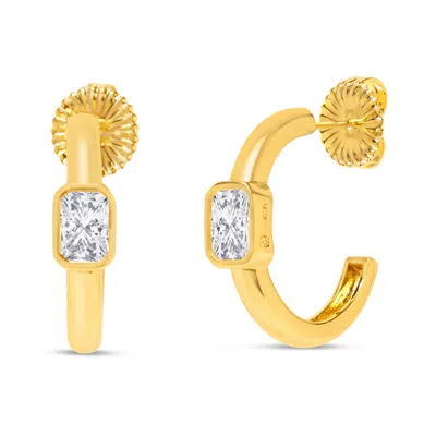 Martha Stewart Gold Hoop Earrings