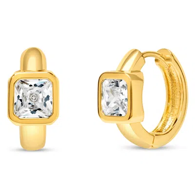 Martha Stewart Gold Huggie Hoop Earrings