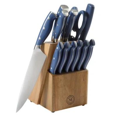 Martha Stewart Greeley 14-piece High-carbon Stainless Steel Knife Block Set In Multi