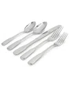 Martha Stewart Halsey 20pc Stainless Steel Flatware Set In Silver