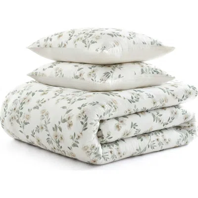 Martha Stewart Hazel Floral Cotton Gauze Duvet Set