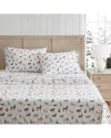 Martha Stewart Holiday Pups Cotton Flannel Sheet Set