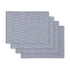 Martha Stewart Honeycomb 4-pc. Placemat Set In Blue