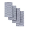 Martha Stewart Honeycomb Modern Farmhouse 4-pc. Napkins In Blue