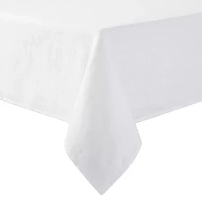 Martha Stewart Honeycomb Modern Farmhouse Tablecloth In White