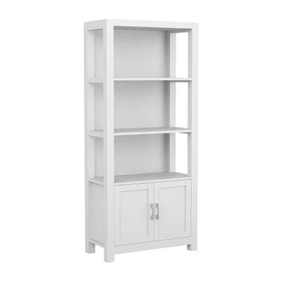 Martha Stewart Hutton 4-shelf Bookcase In Gray