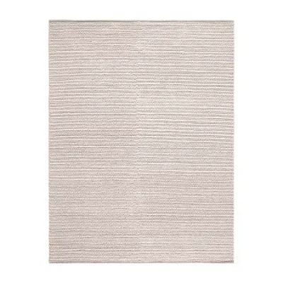 Martha Stewart Ina Stripe Woven Indoor Rectangular Area Rug In Sand