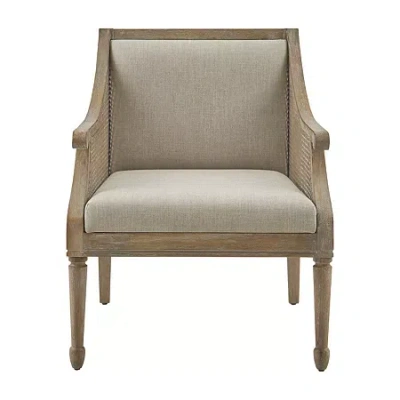 Martha Stewart Isla Upholstered Armchair In White