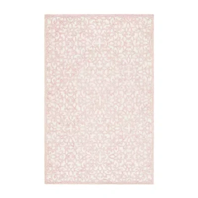 Martha Stewart Jada Floral Hand Tufted Indoor Rectangular Area Rug In Pink