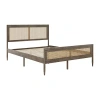 Martha Stewart Jax Platform Bed In Brown