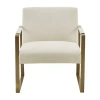 Martha Stewart Jayco Upholstered Armchair In Sand