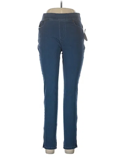 Pre-owned Martha Stewart Jeggings In Blue
