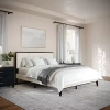 Martha Stewart Jett Upholstered Platform Bed In Sand