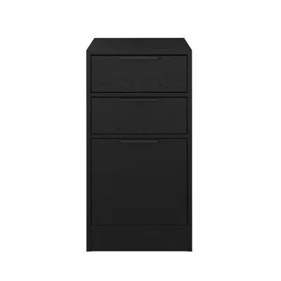 Martha Stewart Kayden Home Office Modular 3 Drawer File Cabinet In Black