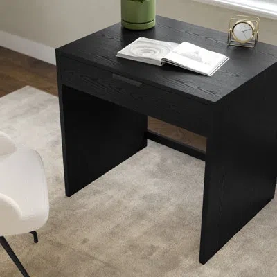Martha Stewart Kayden Home Office Modular Desk With Drawer In Black