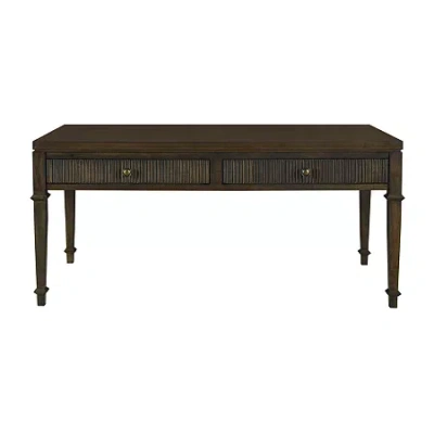Martha Stewart Kenna Storage 2-drawer Coffee Table In Brown