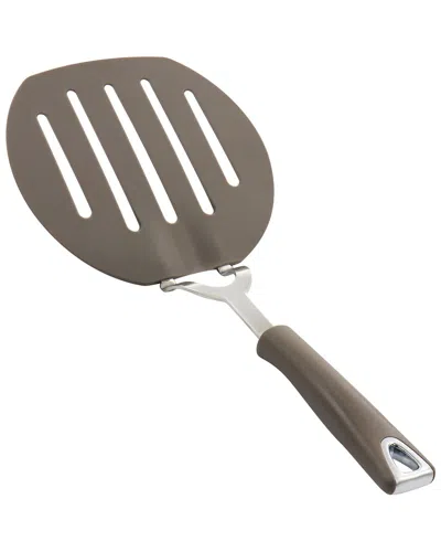 Martha Stewart Large Nylon Slotted Spatula In Taupe