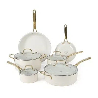Martha Stewart Lockton 10-pc. Cookware Set In White
