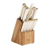 Martha Stewart Lockton 16-pc. Knife Block Set In White