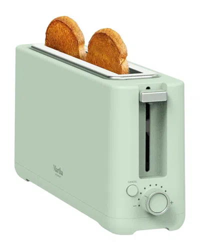 Martha Stewart Long Slot 2-slice Toaster In Green